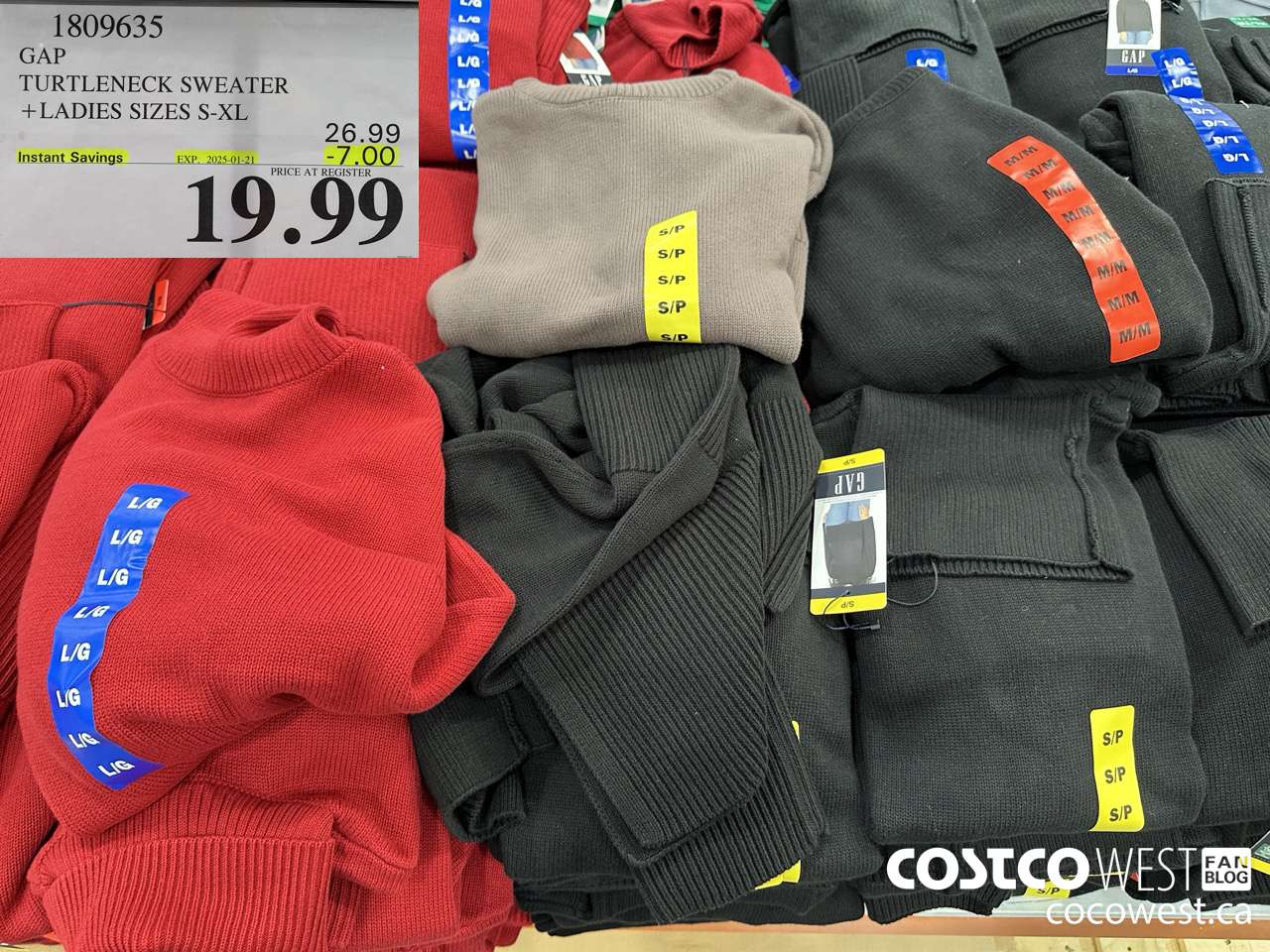 1809635 GAP TURTLENECK SWEATER LADIES SIZES S-XL ($7.00 INSTANT SAVINGS EXPIRES ON 2025-01-21) $19.99