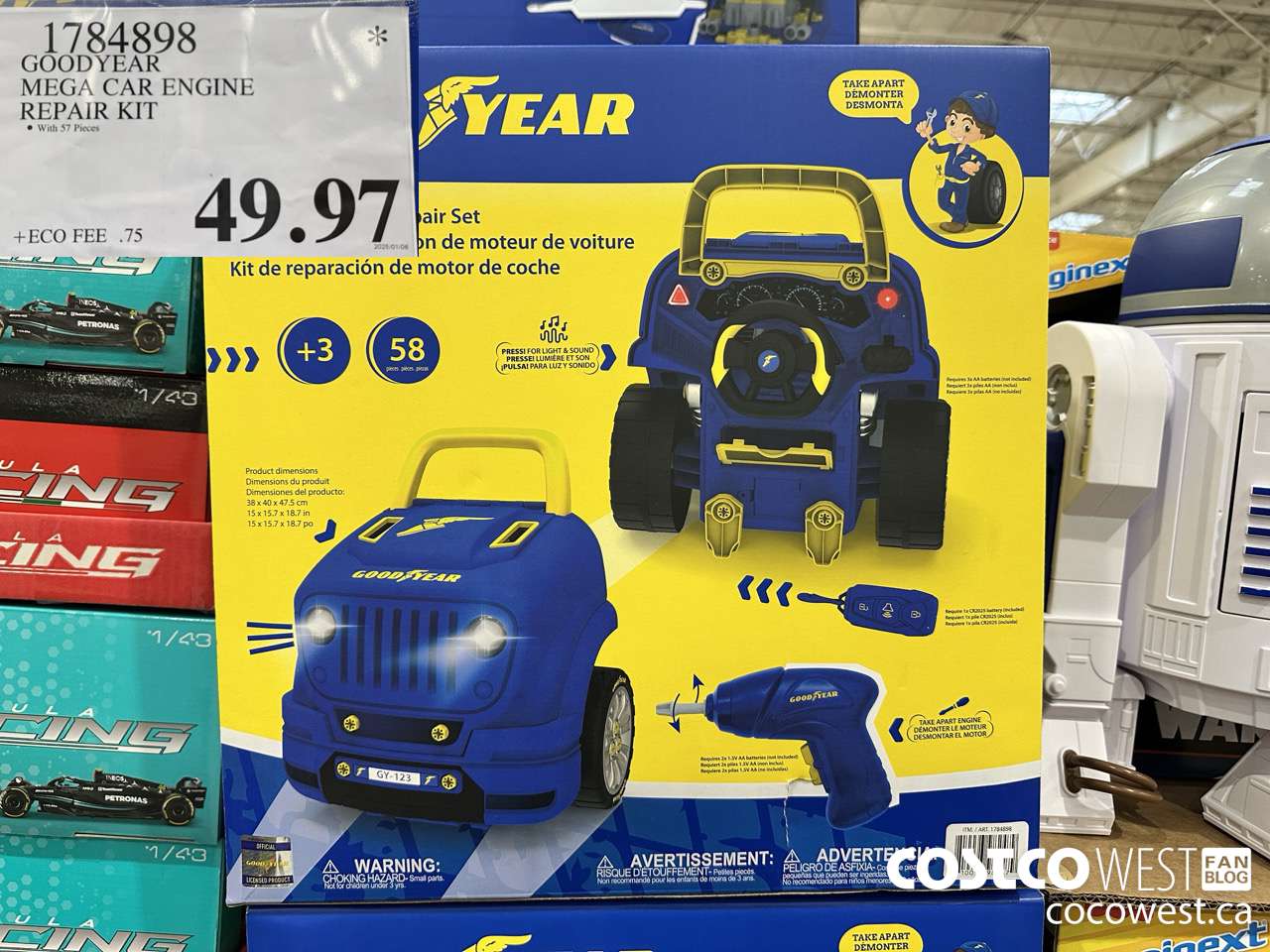 1784898 GOODYEAR MEGA CAR ENGINE REPAIR KIT $49.97