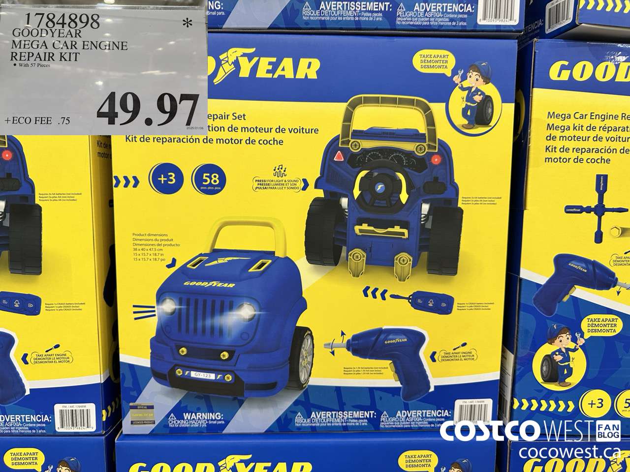 1784898 GOODYEAR MEGA CAR ENGINE REPAIR KIT $49.97