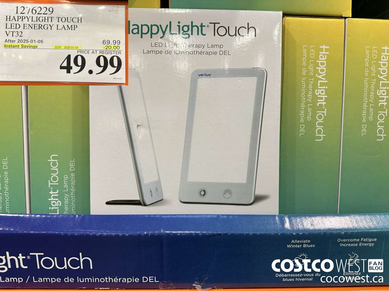 1276229 HAPPYLIGHT TOUCH LED ENERGY LAMP VT32 ($20.00 INSTANT SAVINGS EXPIRES ON 2025-01-05) $49.99