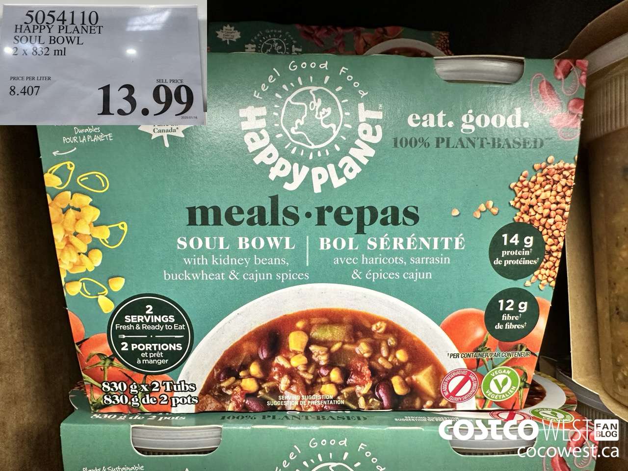 5054110 HAPPY PLANET SOUL BOWL 2 X 832ML $13.99