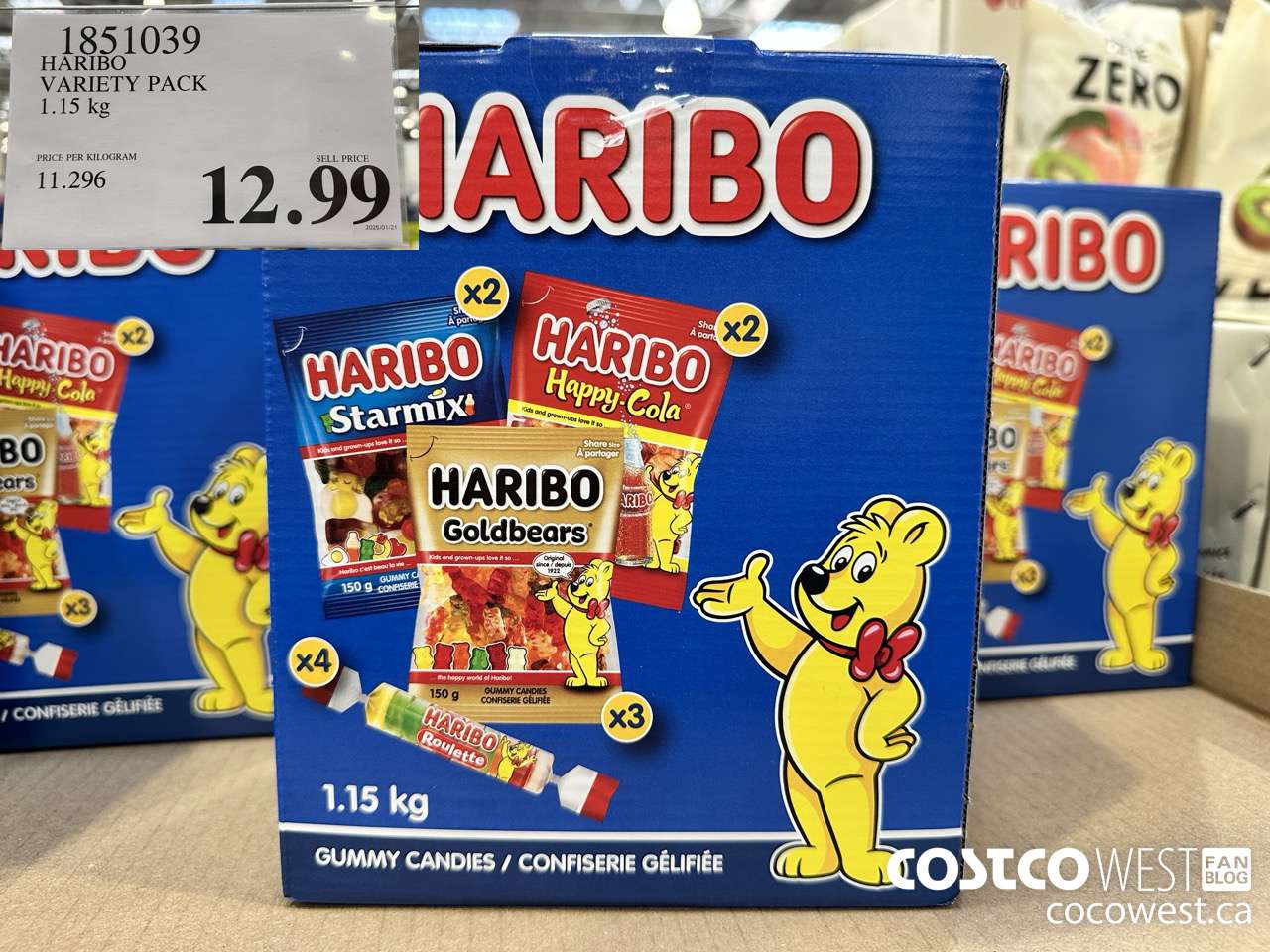 1851039 HARIBO VARIETY PACK 1.15KG $12.99