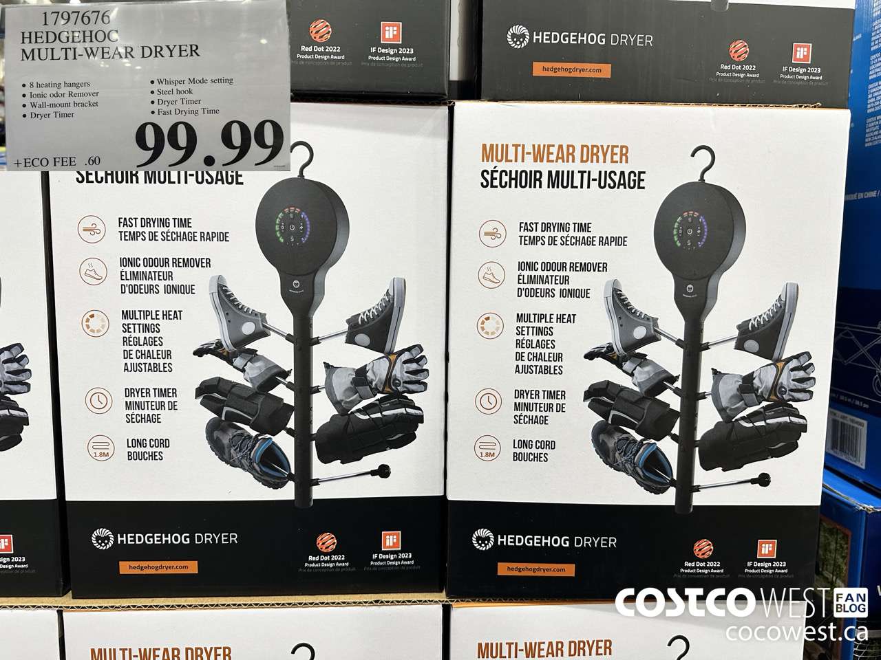 1797676 HEDGEHOG MULTI-WEAR DRYER $99.99