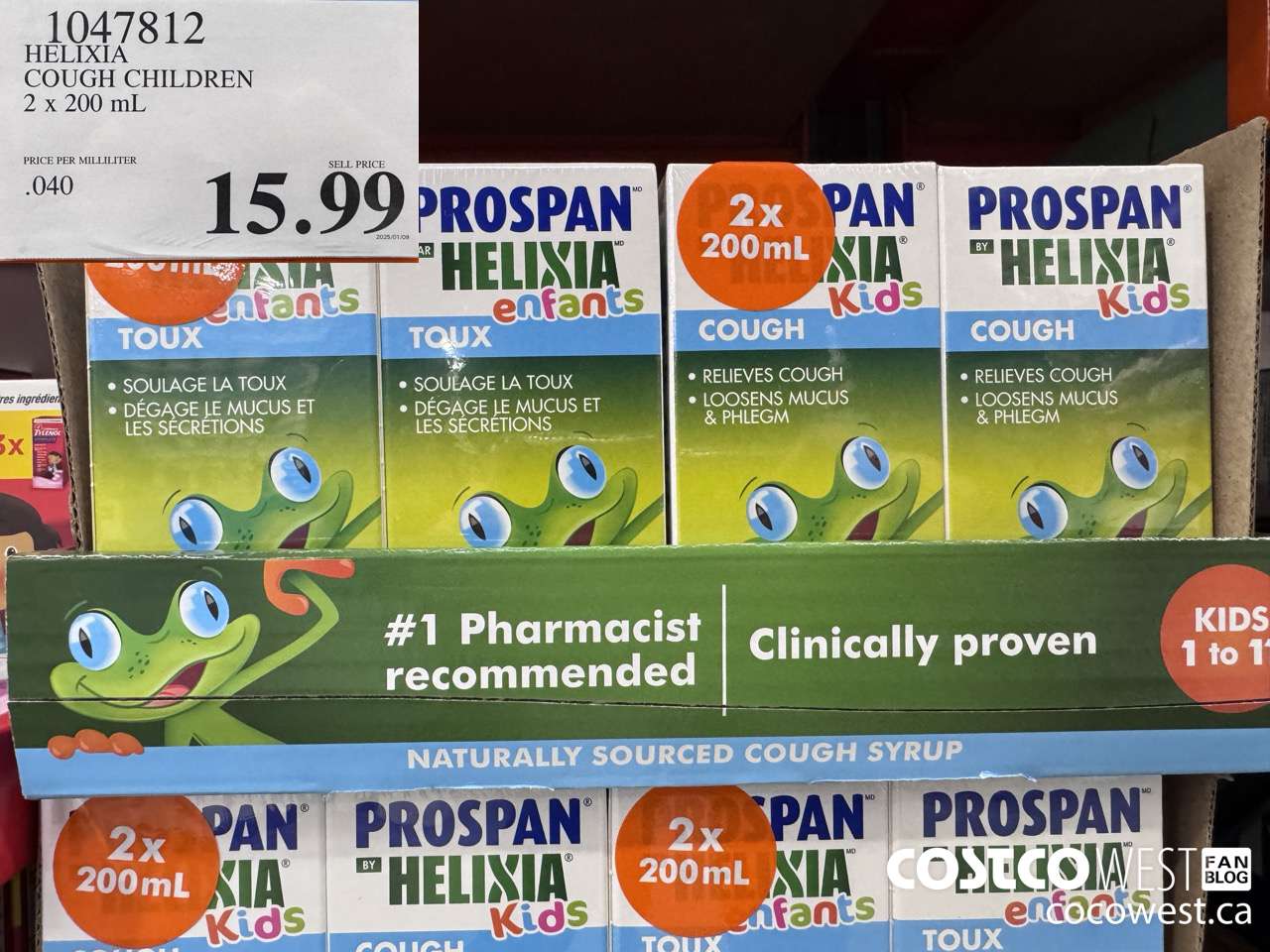 1047812 HELIXIA COUGH CHILDREN 2 X 200ML $15.99