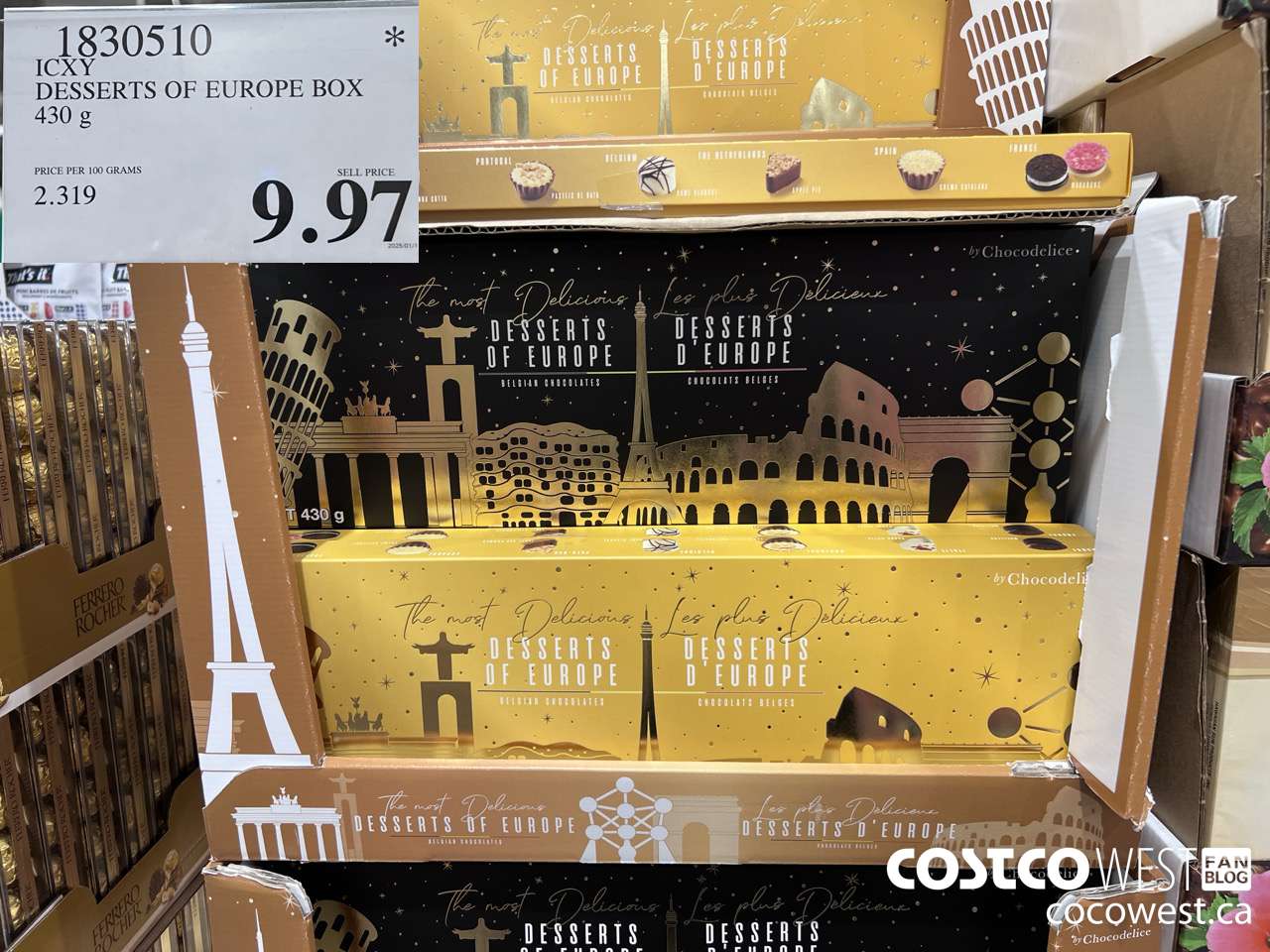 1830510 ICXY DESSERTS OF EUROPE BOX 430G $9.97