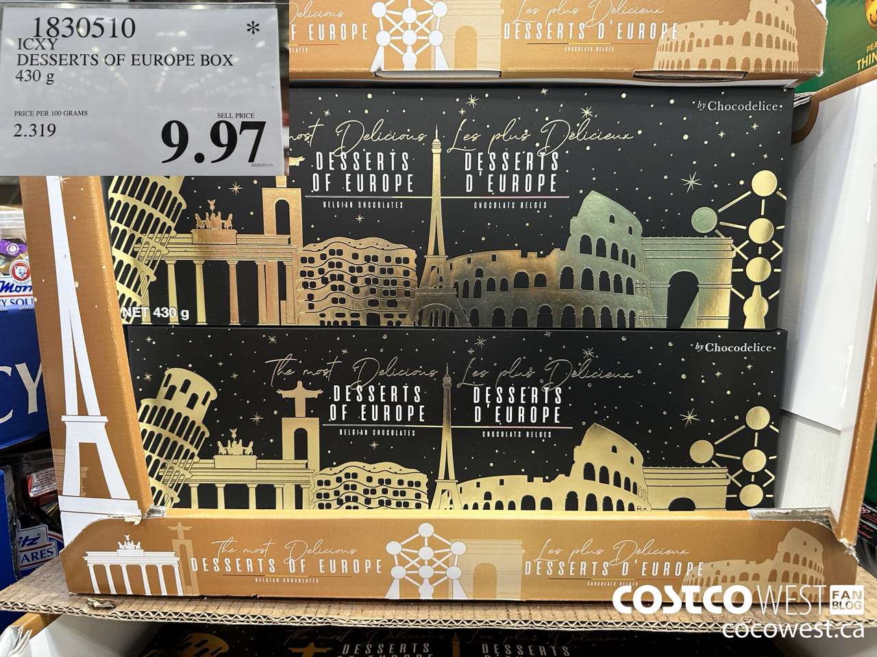 1830510 ICXY DESSERTS OF EUROPE BOX 430G $9.97