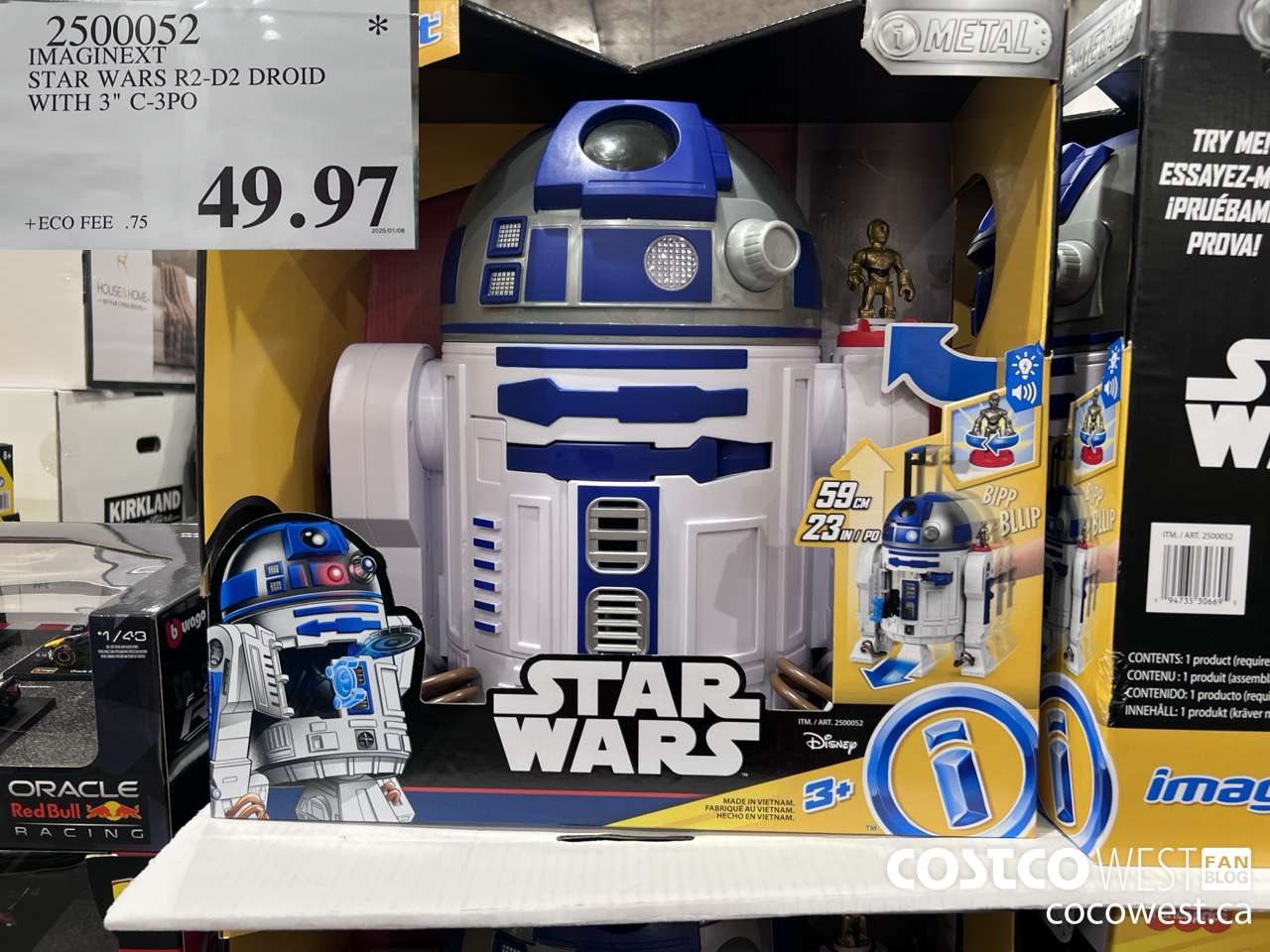 2500052 IMAGINEXT STAR WARS R2-D2 DROID WITH 3
