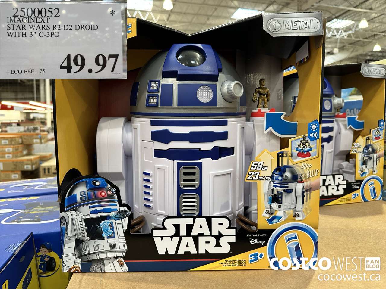 2500052 IMAGINEXT STAR WARS R2-D2 DROID WITH 3