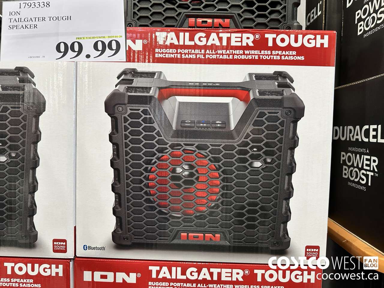 1793338 ION AUDIO TAILGATER TOUGH SPEAKER (EXPIRES ON 2025-01-26) $99.99