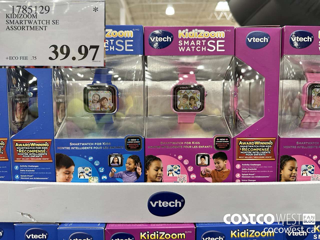 1785129 KIDIZOOM SMARTWATCH SE ASSORTMENT $39.97