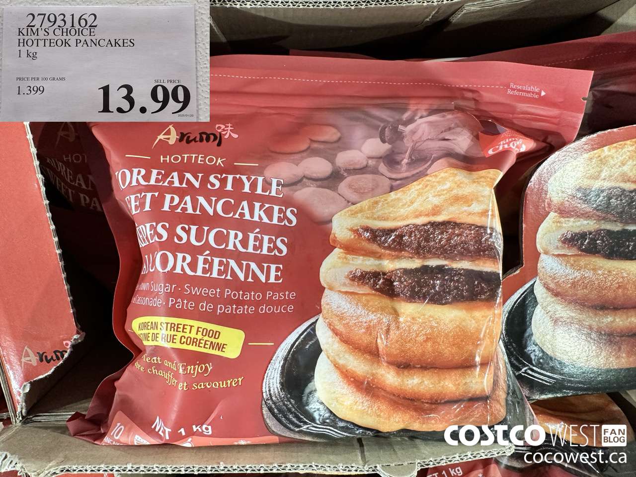 2793162 KIM'S CHOICE HOTTOEK PANCAKES 1KG $13.99