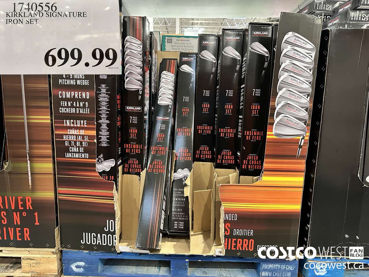 1740556 KIRKLAND SIGNATURE IRON SET $699.99