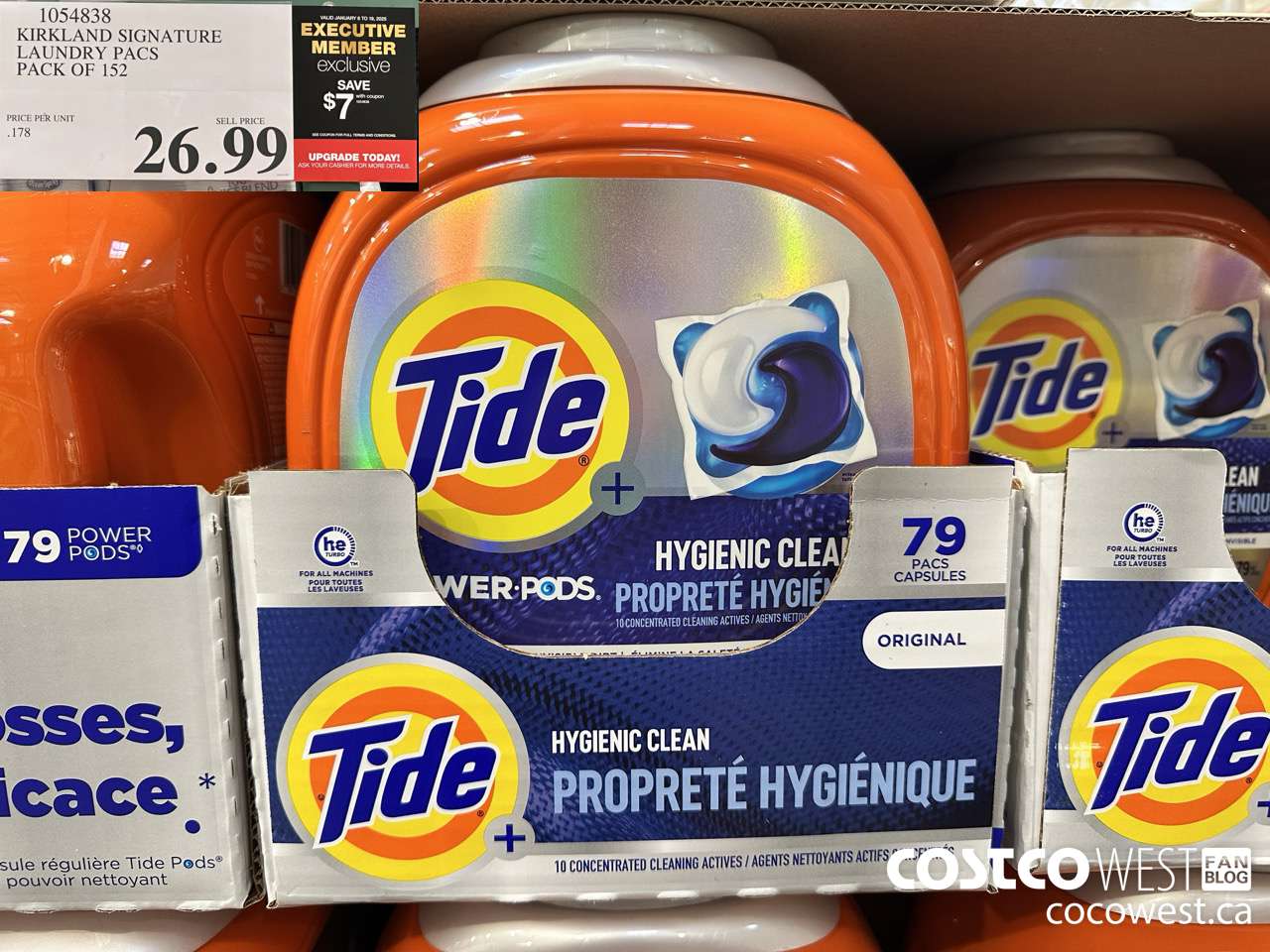 1054838 KIRKLAND SIGNATURE LAUNDRY PACS PACK OF 152 ($7.00 INSTANT SAVINGS EXPIRES ON 2025-01-19) $19.99