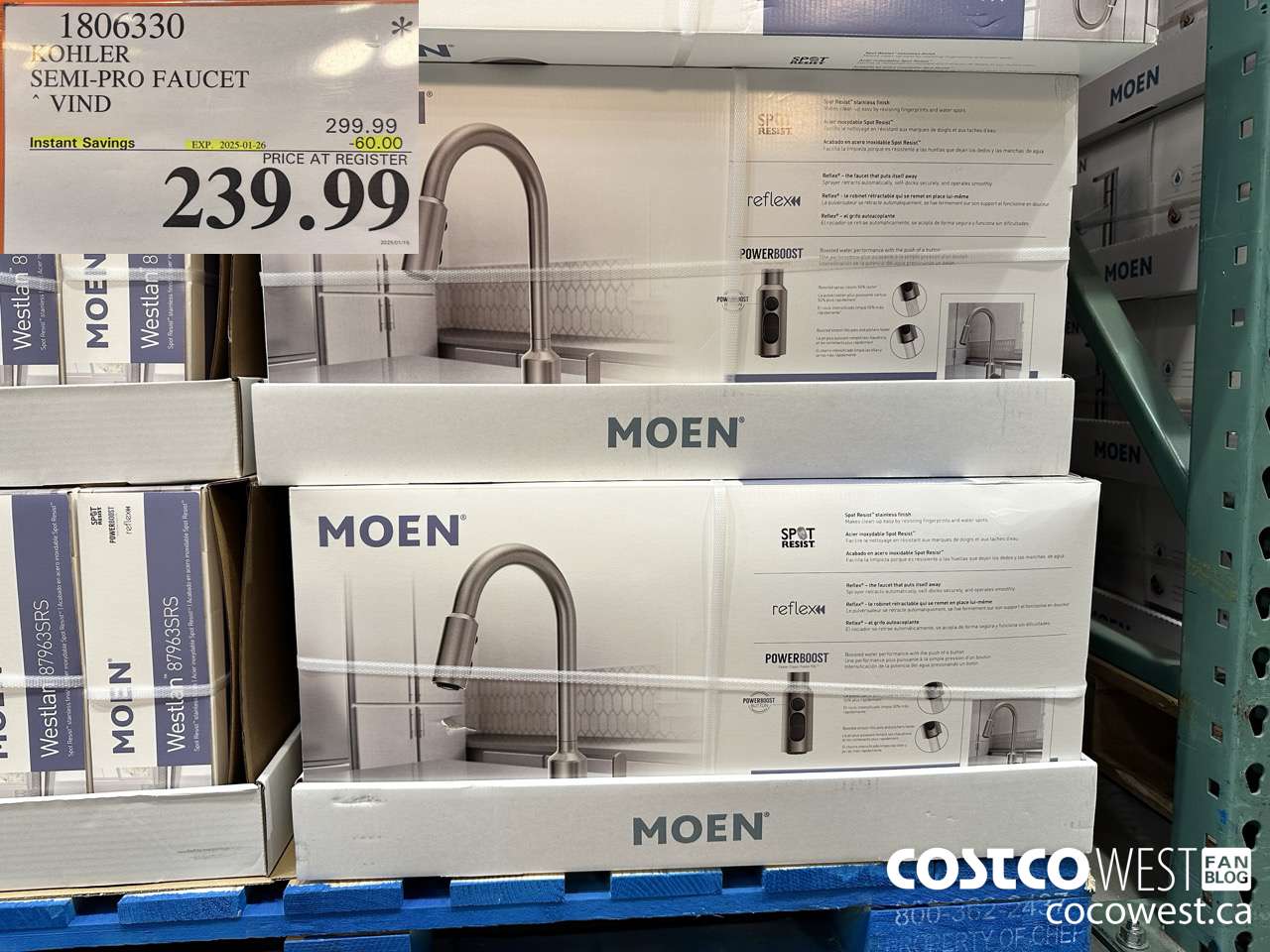 1806330 KOHLER SEMI-PRO FAUCET VIND ($60.00 INSTANT SAVINGS EXPIRES ON 2025-01-26) $239.99