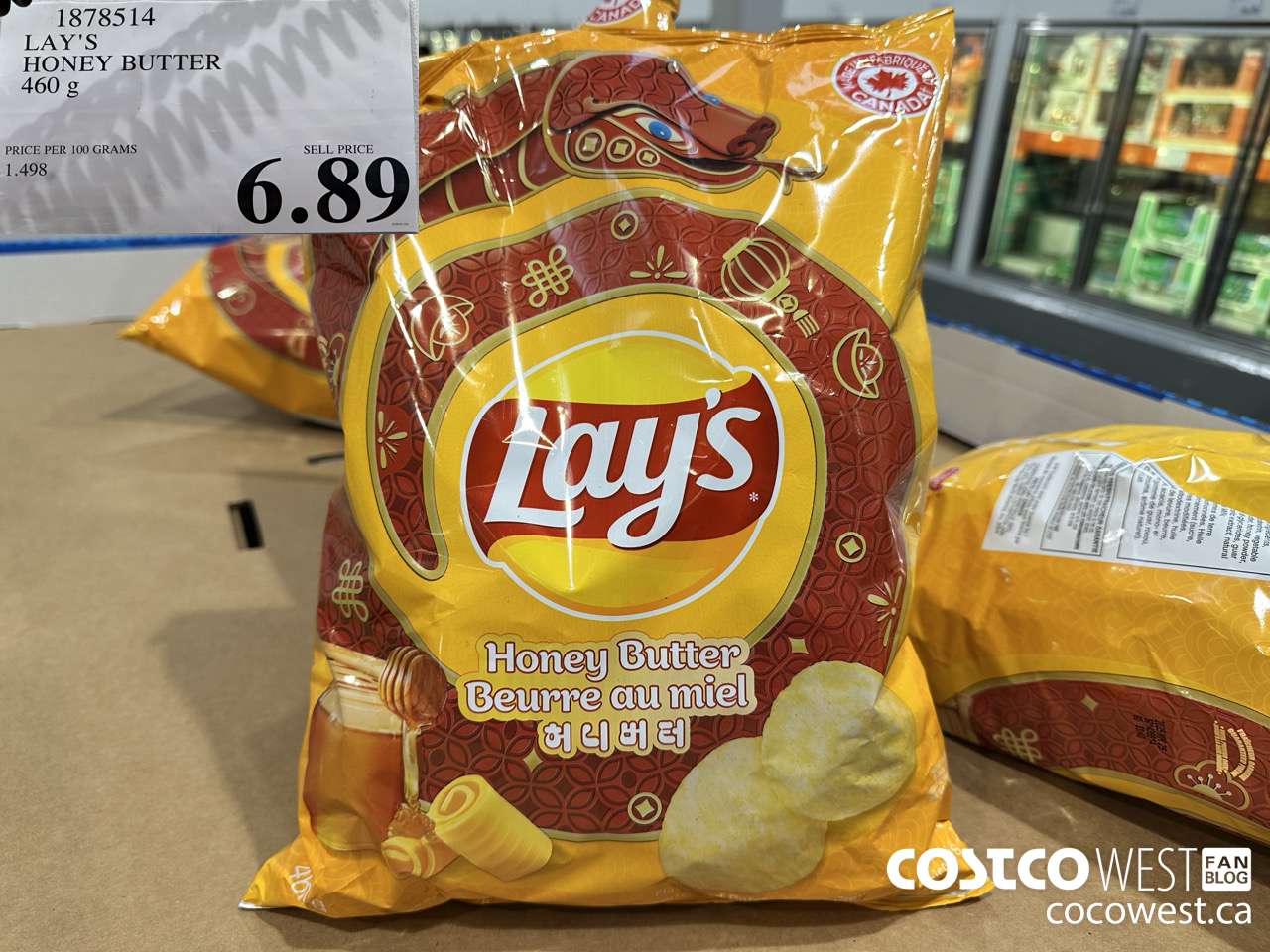 1878514 LAY'S HONEY BUTTER 460G $6.89