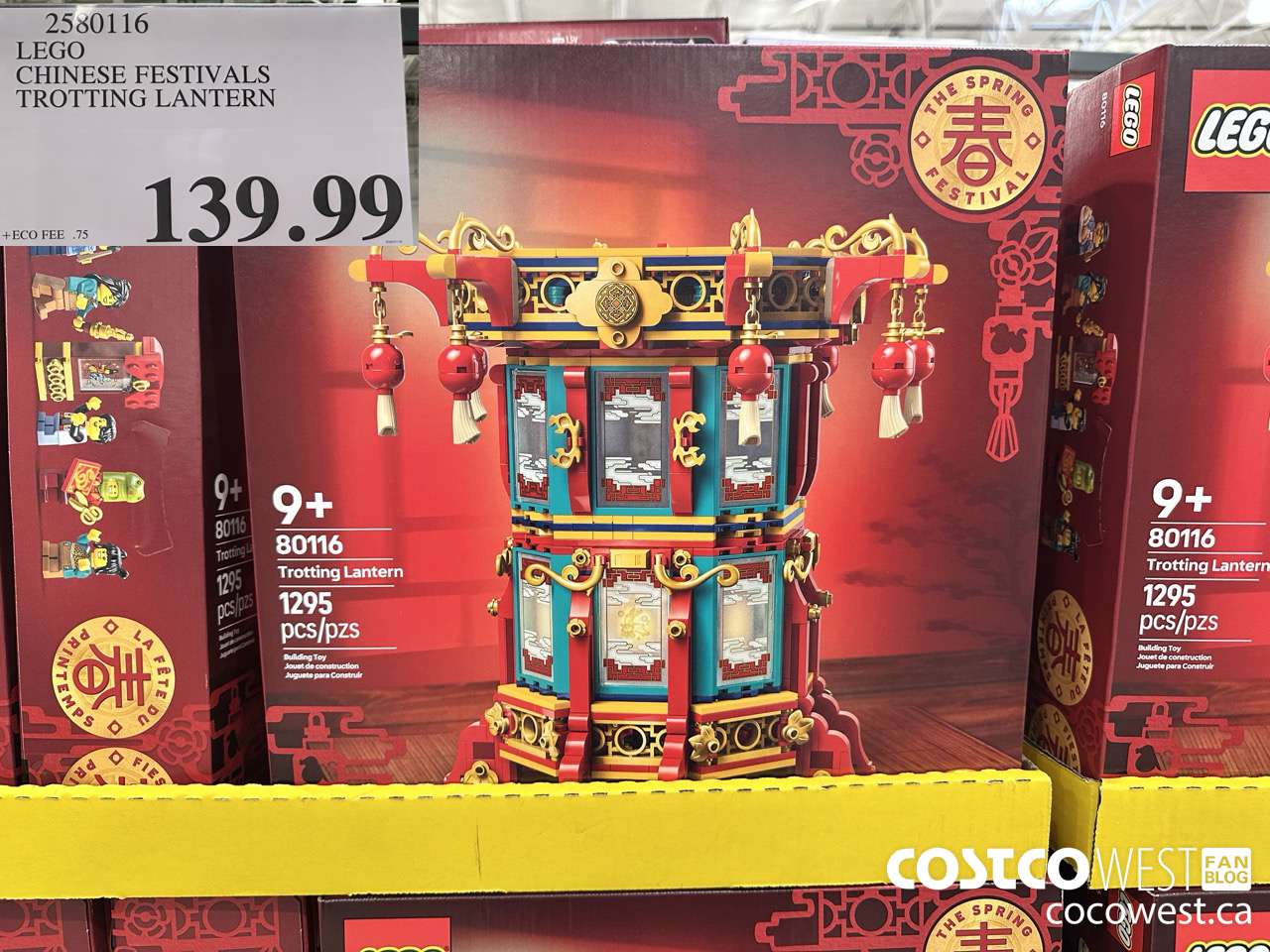 2580116 LEGO CHINESE FESTIVALS TROTTING LANTERNS $139.99