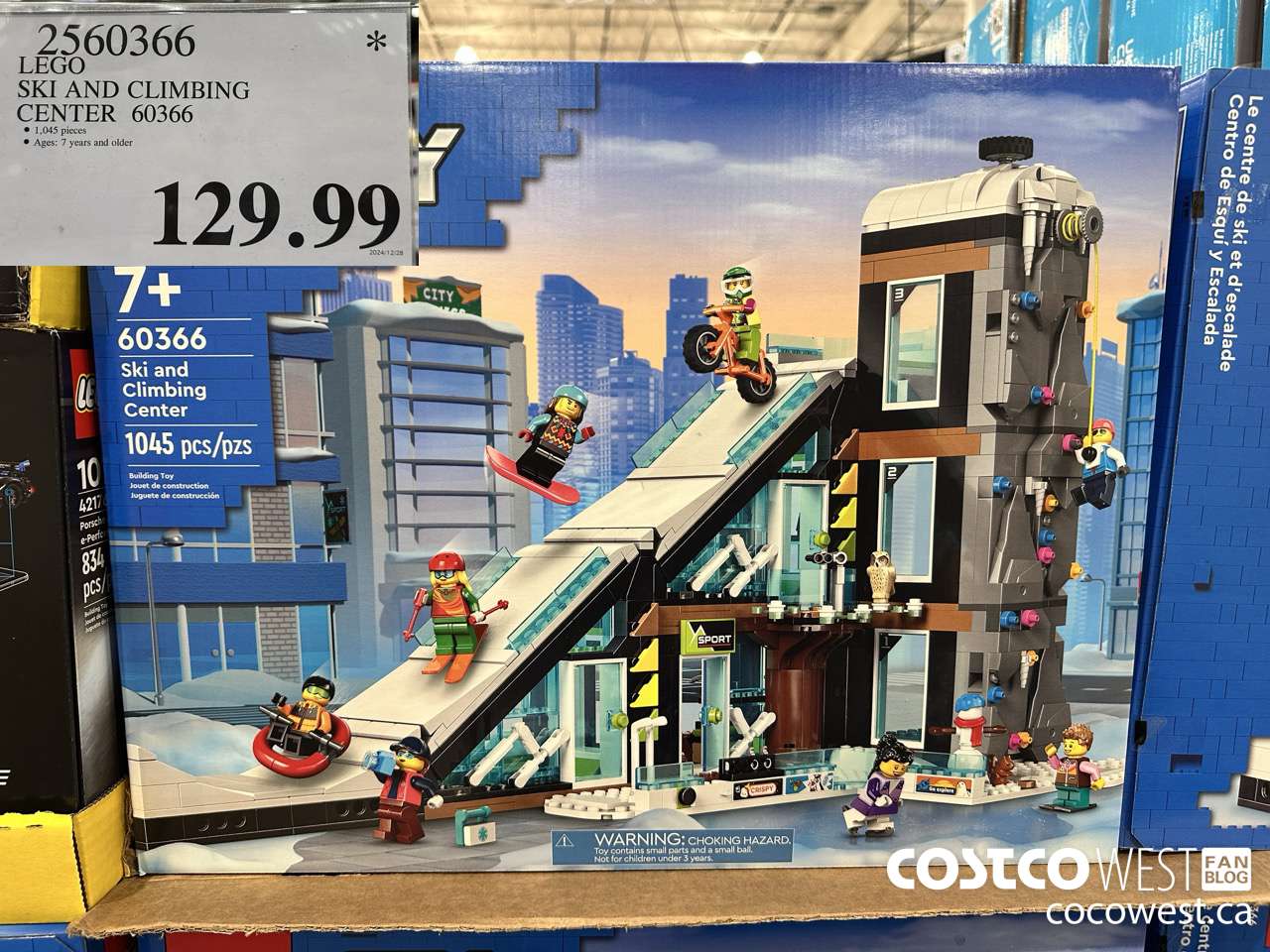 2560366 LEGO CITY SKI AND CLIMBING CENTER 60366  $129.99