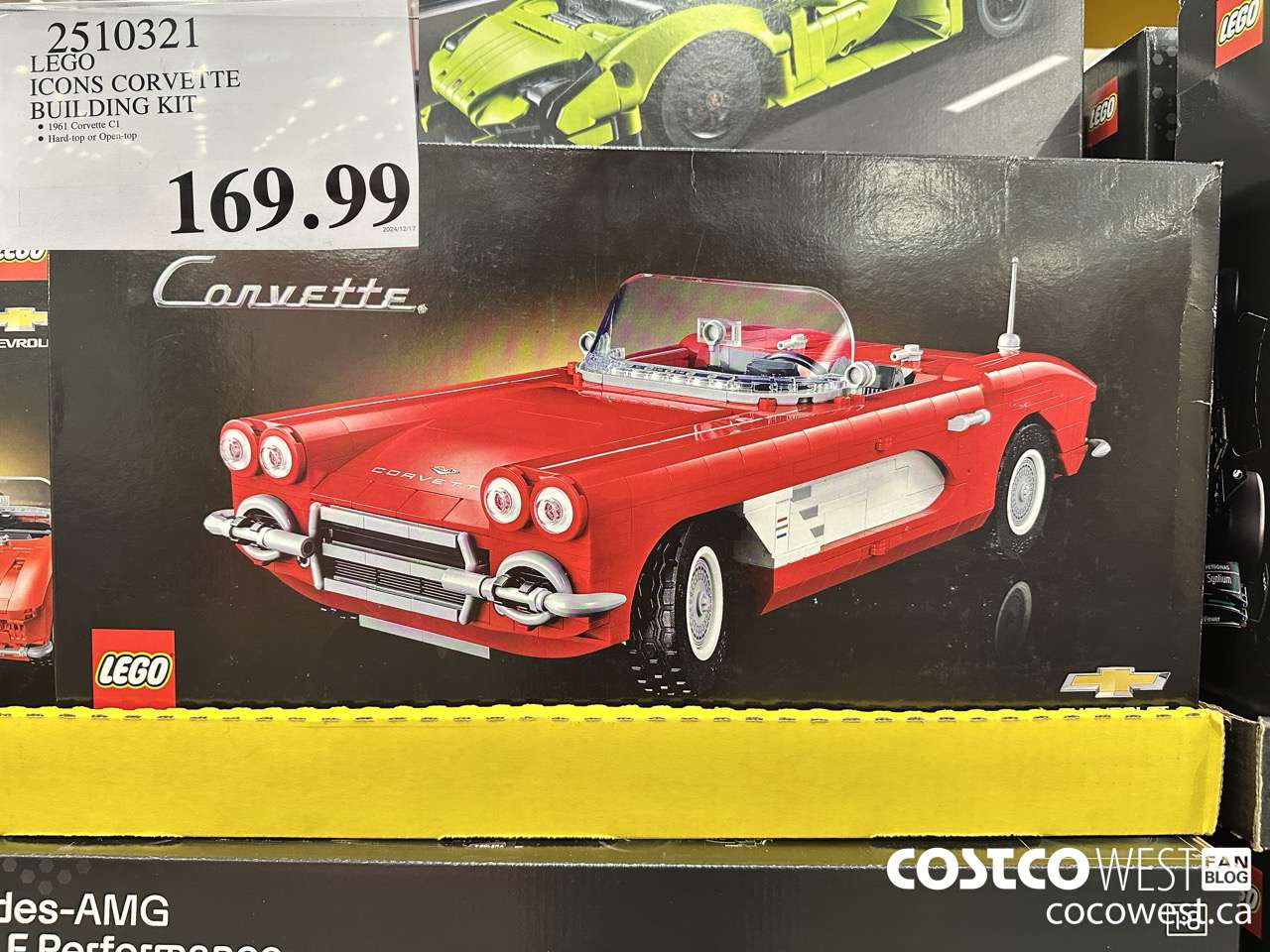 2510321 LEGO ICONS CORVETTE 10321 BUILDING KIT $169.99