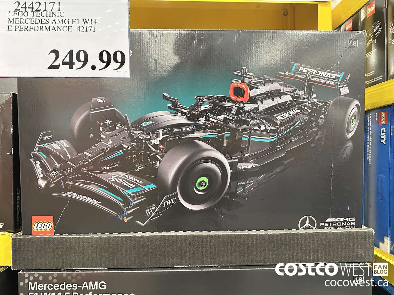 2442171 LEGO TEHNIC MERCEDES AMG F1 W14 E PERFORMANCE 42171 $249.99