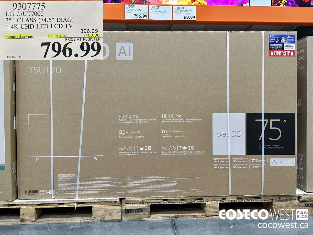 9307775 LG 75UT7000 75