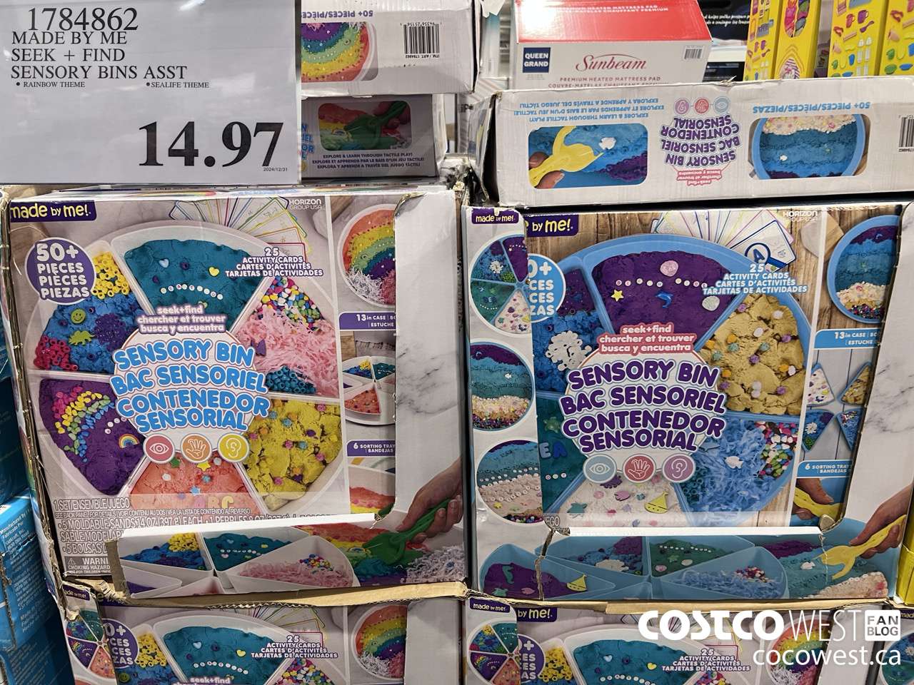 1784862 MADE BY ME SEEK + FIND SENSORY BINS ASST $14.97