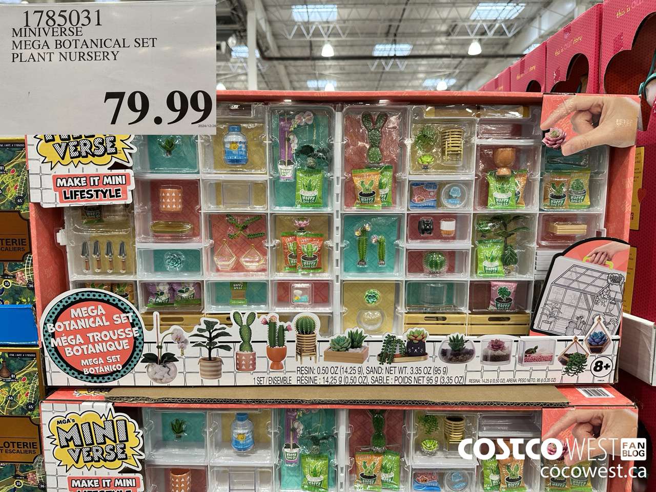 1785031 MINIVERSE MEGA BOTANICAL SET PLANT NURSERY $79.99