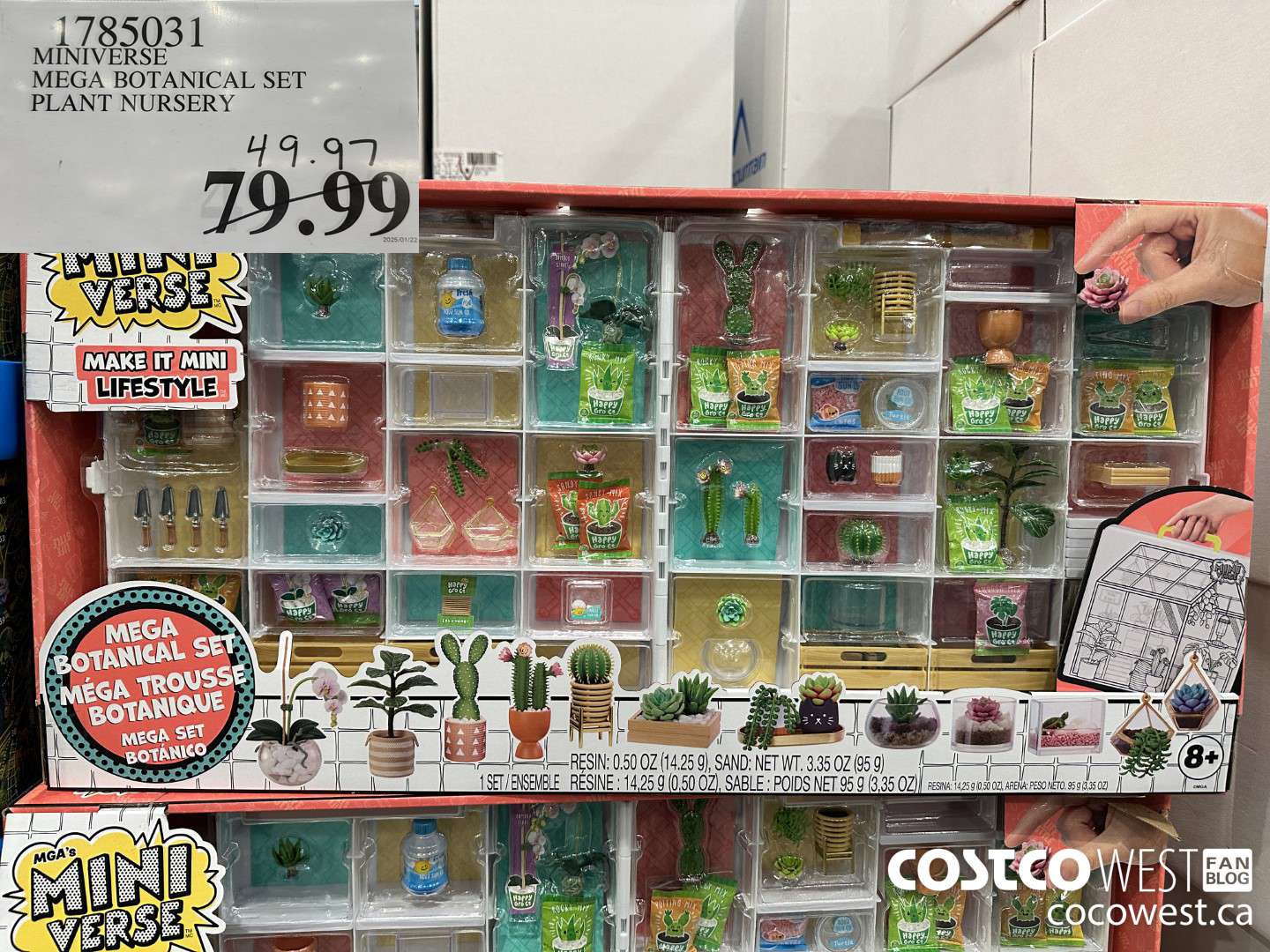 1785031 MINIVERSE MEGA BOTANICAL SET PLANT NURSERY $49.97