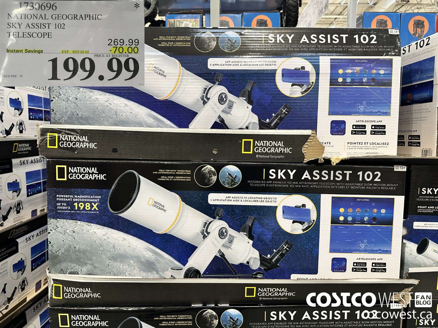 1730696 NATIONAL GEOGRAPHIC SKY ASSIST 102 TELESCOPE ($70.00 INSTANT SAVINGS EXPIRES ON 2025-02-02) $199.99