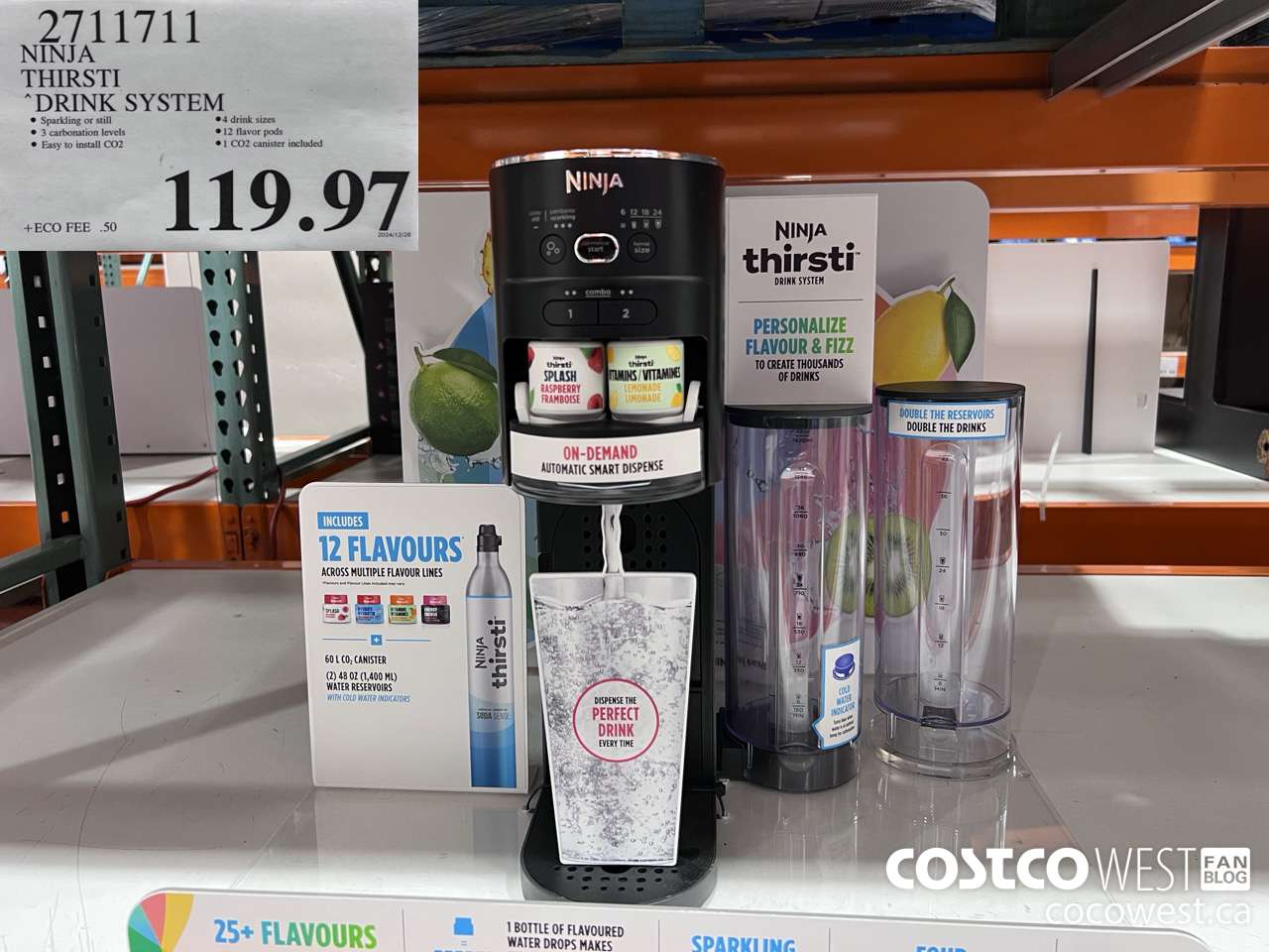 2711711 NINJA THIRSTI DRINK SYSTEM $119.97