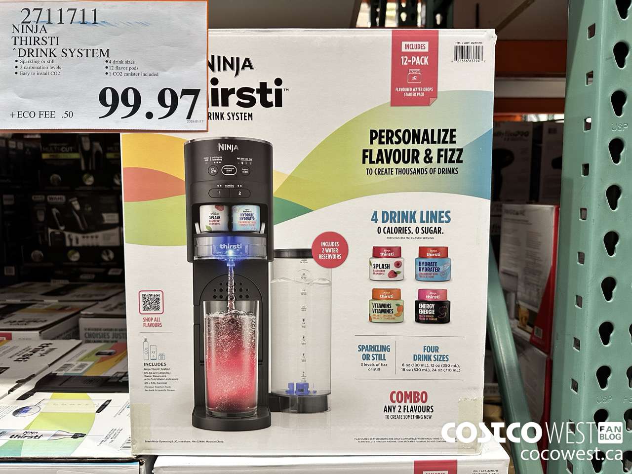 2711711 NINJA THIRSTI DRINK SYSTEM $99.97