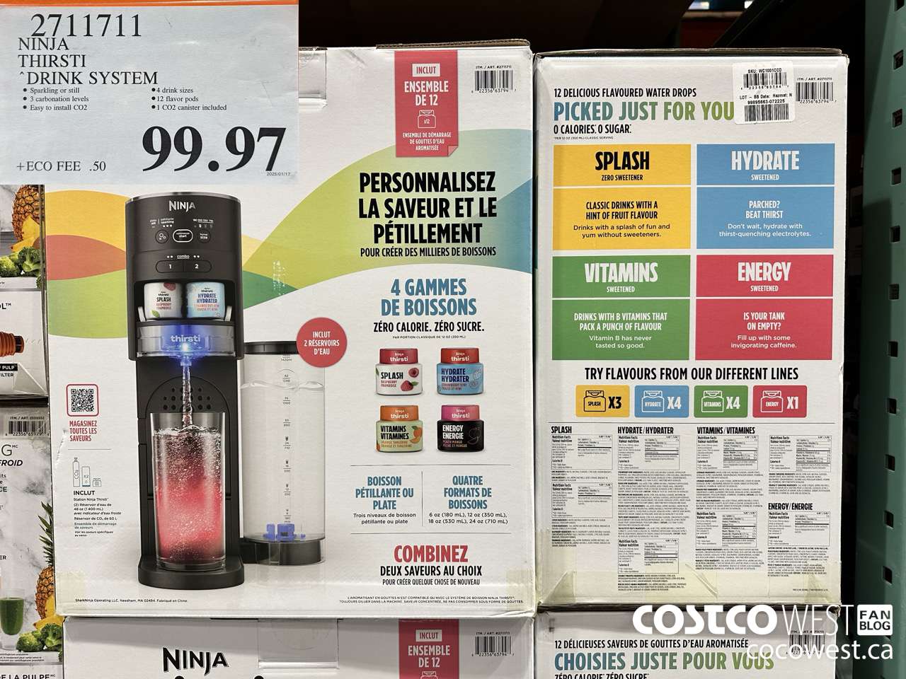 2711711 NINJA THIRSTI DRINK SYSTEM $99.97