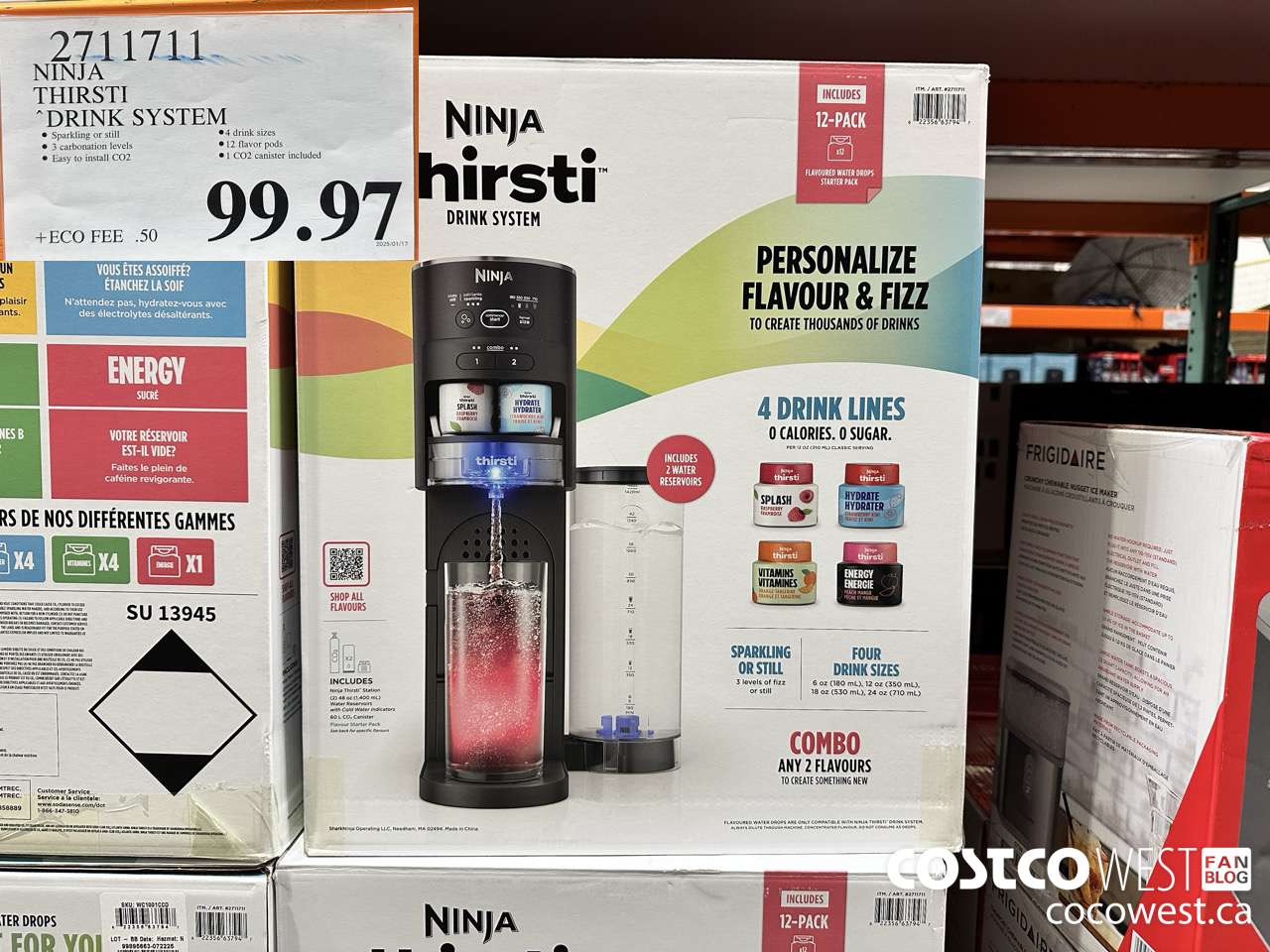 2711711 NINJA THIRSTI DRINK SYSTEM $99.97
