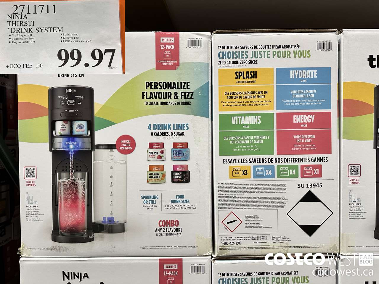 2711711 NINJA THIRSTI DRINK SYSTEM $99.97