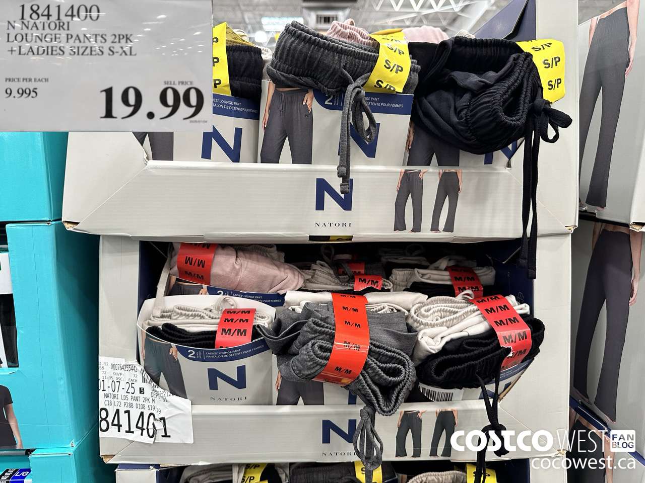 1841400 N NATORI LOUNGE PANTS 2PK LADIES SIZES S-XL $19.99