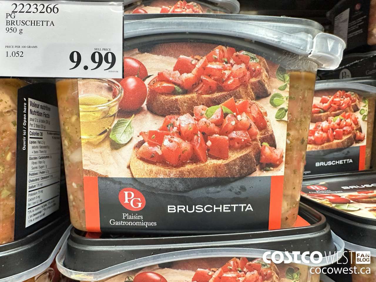 2223266 PG BRUSCHETTA 980 G $9.99