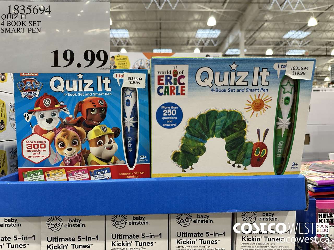 1835694 QUIZ IT 4 BOOK SET SMART PEN $19.99
