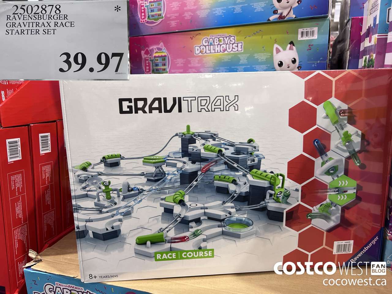 2502878 RAVENSBURGER GRAVITRAX RACE STARTER SET $39.97