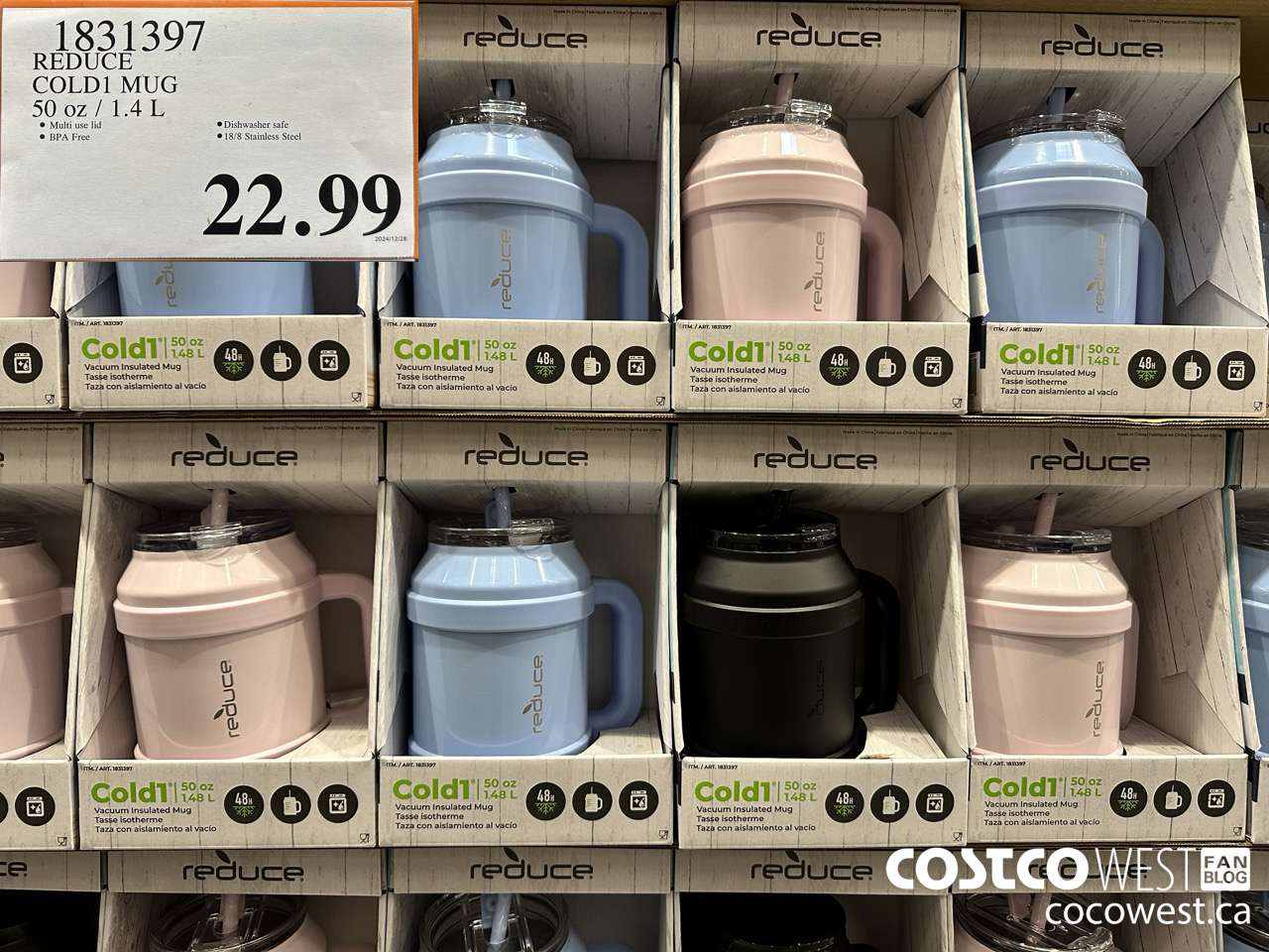 1831397 REDUCE COLD1 MUG 50 OZ/1.4L $22.99