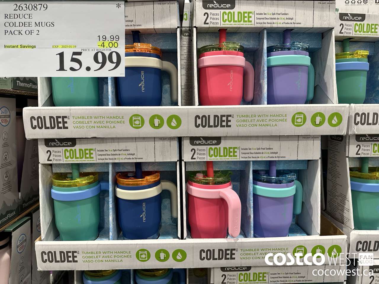 2630879 REDUCE COLDEE MUGS PACK OF 2 ($4.00 INSTANT SAVINGS EXPIRES ON 2025-01-19) $15.99
