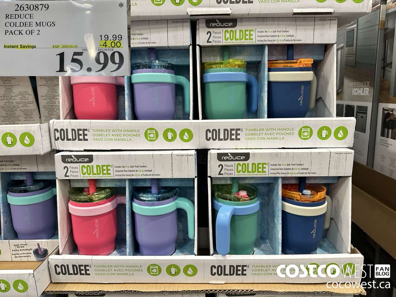 2630879 REDUCE COLDEE MUGS PACK OF 2 ($4.00 INSTANT SAVINGS EXPIRES ON 2025-01-19) $15.99
