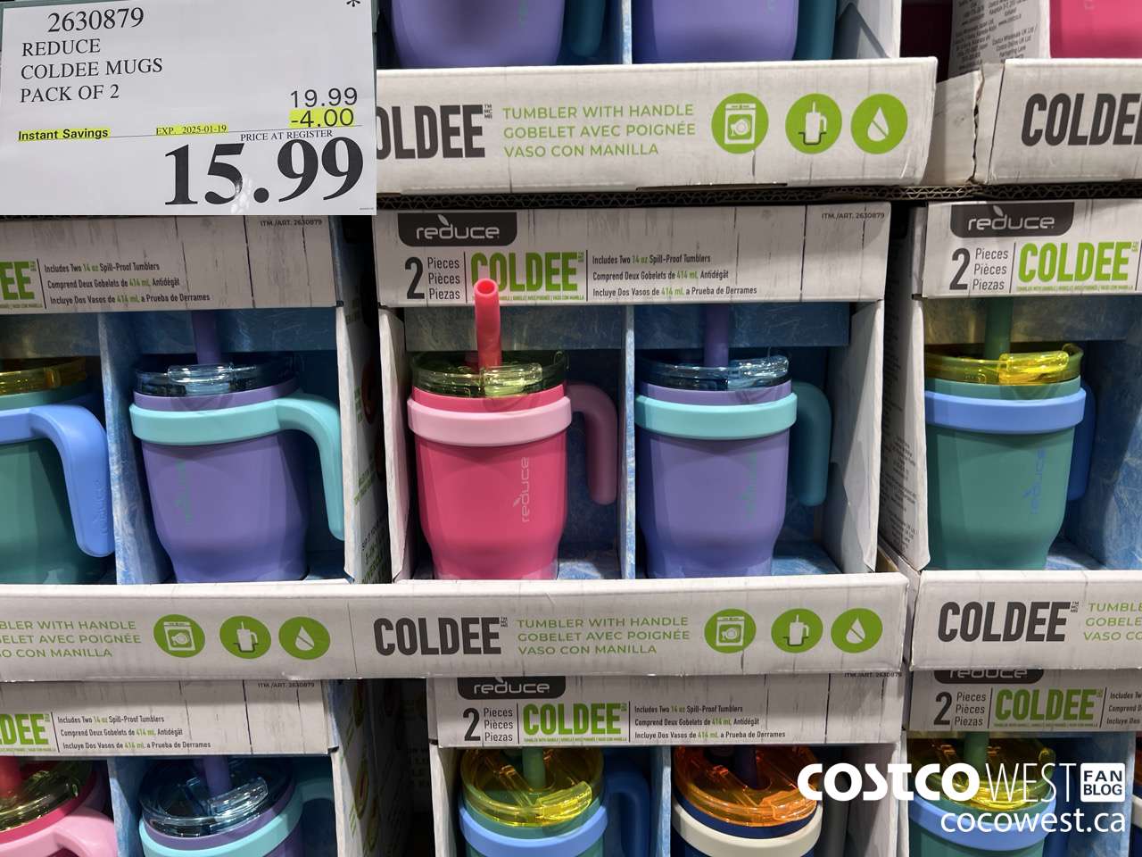 1630879 REDUCE TRAVEL MUGS PACK OF 2 ($4.00 INSTANT SAVINGS EXPIRES ON 2025-01-19) $15.99