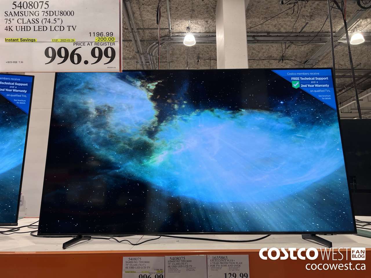 5408075 SAMSUNG 75DU8000 75