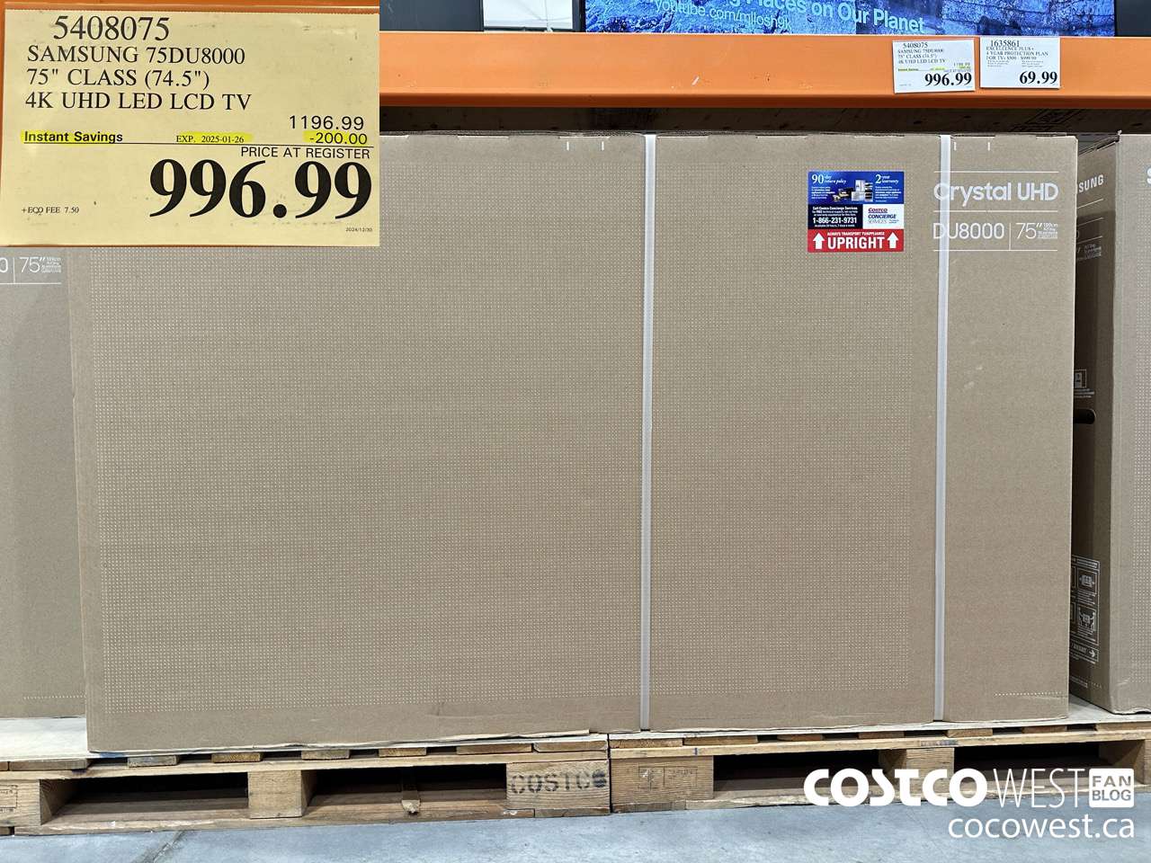 5408075 SAMSUNG 75DU8000 75