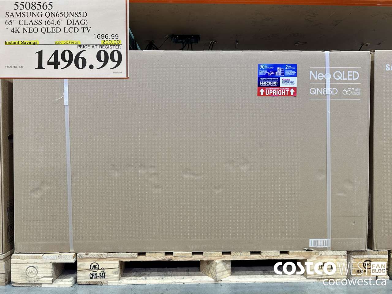 5508565 SAMSUNG QN65QN85D 65