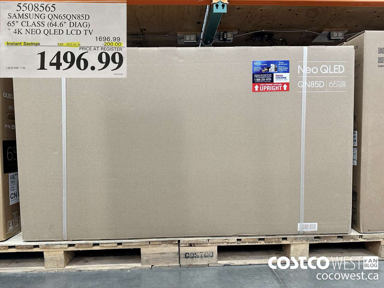 5508565 SAMSUNG QN65QN85D 65