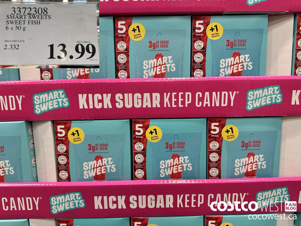 3372308 SMART SWEETS SWEET FISH 6 X 50 G $13.99