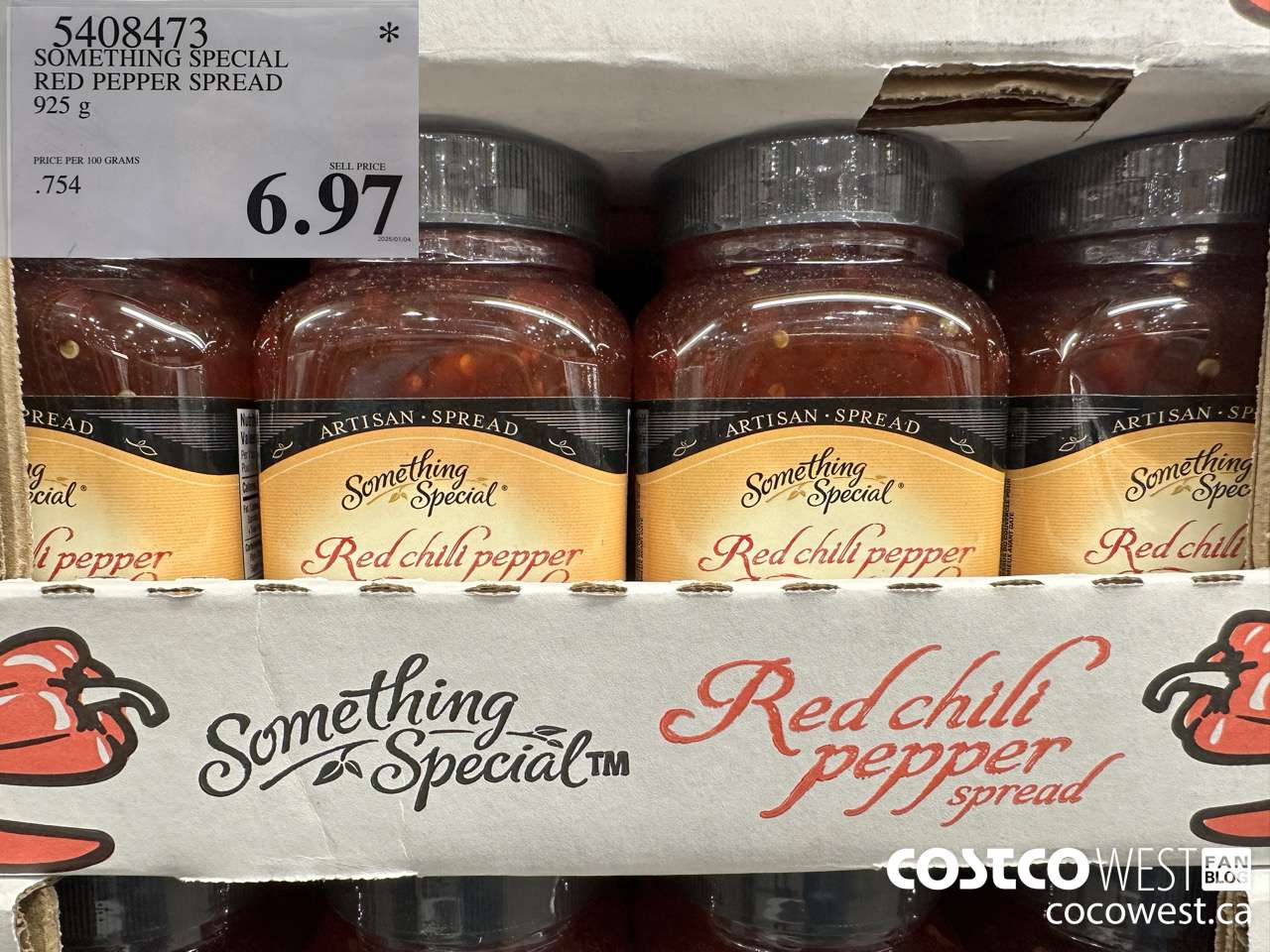 5408473 SOMETHING SPECIAL RED PEPPER SPREAD 925 G $6.97