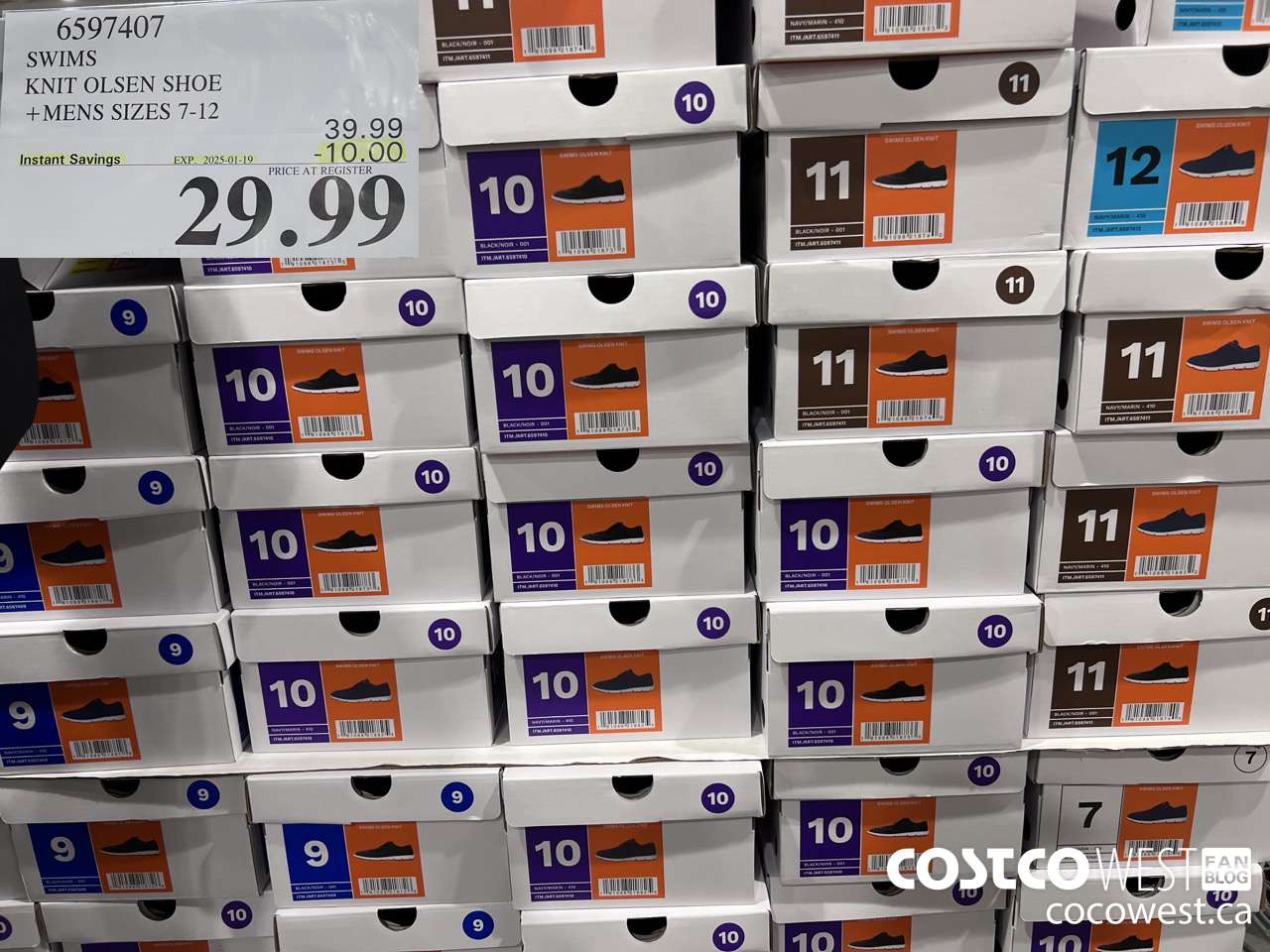 6597407 SWIMS KNIT OLSEN SHOE MENS SIZES 7-12 ($10.00 INSTANT SAVINGS EXPIRES ON 2025-01-19) $29.99