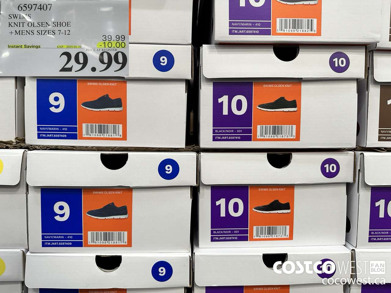 6597407 SWIMS KNIT OLSEN SHOE MENS SIZES 7-12 ($10.00 INSTANT SAVINGS EXPIRES ON 2025-01-19) $29.99