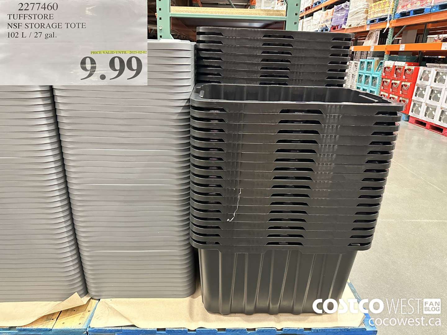 2277460 TUFFSTORE NSF STORAGE BOX 102L (EXPIRES ON 2025-02-02) $9.99